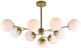 Φωτιστικό Οροφής Πολύφωτο Homelighting Nervo 77-8178 Gold