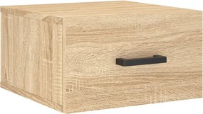 vidaXL Κομοδίνα Επιτοίχια Sonoma Δρυς 35 x 35 x 20 εκ.