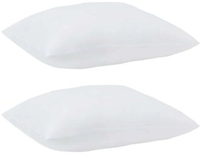vidaXL Μαξιλάρια με μαξιλάρι Λευκό 85gsm 100% πολυεστέρας