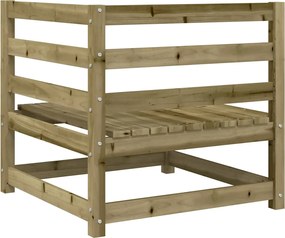 vidaXL Καναπές Κήπου Γωνιακός 70x70x67 εκ. Επεξ. Πεύκου