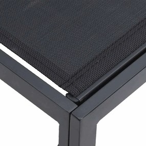 vidaXL Σετ Καναπέ Κήπου 12 pcs Μαύρο Μέταλλο