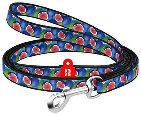 Nylon dog leash WAUDOG 20 mm wide, 122 cm long “fig”