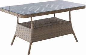 Σετ Κήπου Κρεμ / Καφέ ONEPU 175x60x78