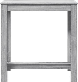 vidaXL Τραπέζι Μπαρ Γκρι Sonoma 102x50x103,5εκ. Επεξεργ. Ξύλο