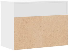 vidaXL Παπουτσοθήκη Λευκή 60 x 30 x 45 εκ. από Επεξ. Ξύλο