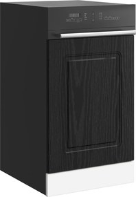 vidaXL Πάνελ πλυντηρίου πιάτων KALMAR Μαύρη Δρυς 45 x 1,5 x 67 cm