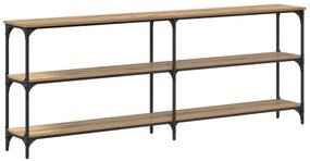 vidaXL Τραπέζι Κονσόλας Ξύλο Δρυός 200x29x75 εκ. Σχεδιασμένο Ξύλο