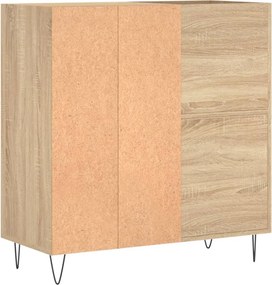 vidaXL Δισκοθήκη Sonoma Δρυς 84,5 x 38 x 89 εκ. από Επεξεργασμένο Ξύλο