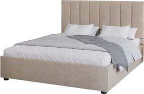 Κρεβάτι Unona Μπεζ 160x200cm