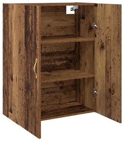 vidaXL Ντουλάπια Τοίχου 2 pcs Παλαιό ξύλο 69.5 x 34 x 90 εκ.