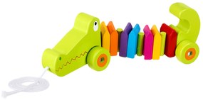 Ξύλινο Παιχνίδι Τρεχαλίτσα Orange Tree Toys Crocodile  60-09352