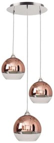 Φωτιστικό Οροφής Globe III 9307 Copper Nowodvorski Πλαστικό, Γυαλί