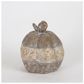 Διακοσμητική Κολοκύθα Χρυσό-καφέ 15.5x15x17cm 752-28523 Estheti-752-28523-Καφέ 752-28523