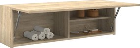 vidaXL Ντουλάπι τοίχου μπάνιου Sonoma Oak 100x25x30 cm