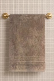Stewehome Πετσέτα μπάνιου από 100% βαμβάκι Καφέ 70x140 cm