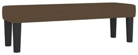 vidaXL Κρεβάτι Boxspring με Στρώμα Σκούρο Καφέ 200x200 εκ. Υφασμάτινο