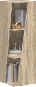 vidaXL Πλευρικό Ράφι Δρύς Sonoma 33 x 32 x 100,5 εκ Επεξεργασμένο ξύλο