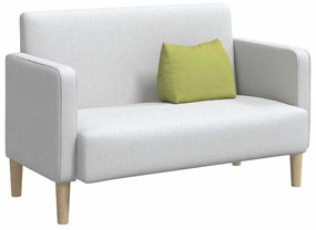 vidaXL Μαξιλάρι Πλάτης Ανοιχτό Πράσινο 45 x 20 x 35 εκ. ύφασμα