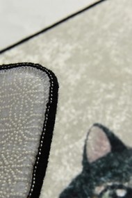 Bathmat Set (2 Pieces) Angry Cats Djt Multicolor