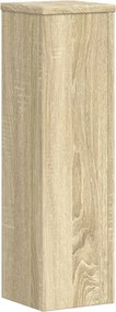 vidaXL Βάσεις Φυτών 2 Τεμ. Sonoma Δρυς 17x17x60 εκ. Επεξεργασμένο Ξύλο