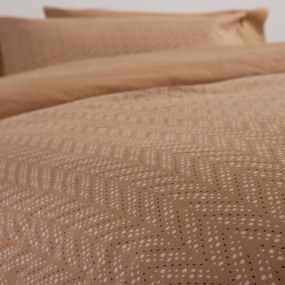 Σεντόνια Υπέρδιπλα (Σετ) Nef-Nef Homeware Smart Suspen Caramel