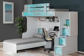 Stewehome Κουκέτα κρεβάτι τραπέζι