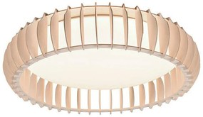 Φωτιστικό Οροφής - Πλαφονιέρα Monte R62171930 38W Led Φ60cm 14cm Wood Coloured RL Lighting Wood,Plastic