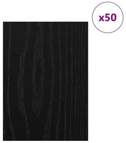 vidaXL Διακοσμητικά Πάνελ 50 pcs Μαύρη δρυς 30 x 42 x 0.3 εκ
