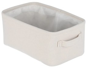 Κουτί Οργάνωσης Μπάνιου Υφασμάτινο Ivory Estia 26x16,5x11,5εκ. 02-18863