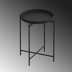 Τραπεζάκι Σαλονιού Μαύρο SHB 46x46x56