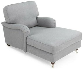 Ανάκλινδρο Bloomington A111, Γκρι, 85x92x146cm, Ταπισερί, Πόδια: Μέταλλο, Ξύλο | Epipla1.gr
