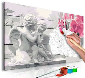 Ζωγραφική με αριθμούς Angels: Pink Orchid - 60x40