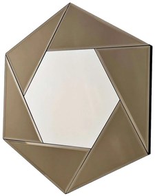 Καθρέπτης Τοίχου Status 552NOS2470 60x70cm Bronze Aberto Design Μοριοσανίδα, Μελαμίνη