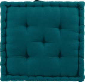Μαξιλάρι Δαπέδου Twily Douceur d'intérieur - 50x50x10cm - Πετρόλ