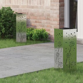 vidaXL Ηλιακό LED Φως Δρόμου 2 pcs Σκ rusty Γαλβανισμένο