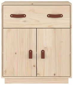 vidaXL Ντουλάπι 65,5 x 40 x 75 εκ. από Μασίφ Ξύλο Πεύκου