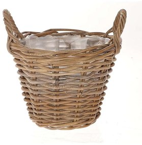 Καλάθι Με Νάιλον 012.622400049 Φ25x19cm Ψάθινο Natural Mat