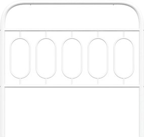 vidaXL Ανταλλακτικό κεφαλάρι Λευκό 107 εκ. Μεταλλικό