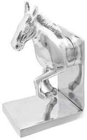 vidaXL Βιβλιοστάτες 2 pcs Ασημί 11 x 14 x 25 εκ. Αλουμίνιο