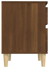 vidaXL Κομοδίνο Καφέ Δρυς 40x35x50 εκ.