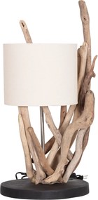 ΕΠΙΤΡΑΠΕΖΙΟ ΦΩΤΙΣΤΙΚΟ BRAMBLE HM4873 DRIFTWOOD &amp; ΛΕΥΚΟ ΚΑΠΕΛΟ Φ28x65Υεκ.