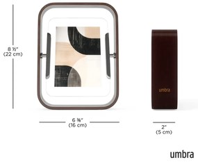 Κορνίζα 2 όψεων 22x16 γυαλί και ξύλο Umbra Bellwood 1022813-746