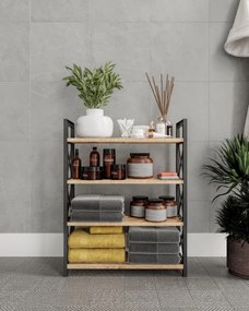 Ράφι Μαύρο MESESA 46x18x64