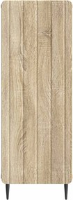vidaXL Πλαϊνό γραφείο Sonoma Δρυς 34,5 x 33 x 92 εκ.
