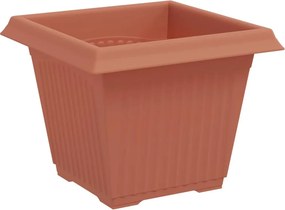 vidaXL Γλάστρες φυτών 6 pcs Κεραμιδί 33 x 33 x 26 εκ Πλαστικό