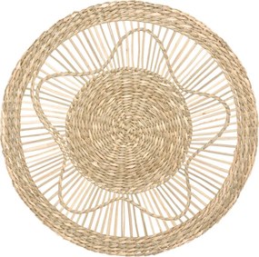 Διακοσμητικό τοίχου Lela pakoworld σετ 3 τεμαχίων φυσικό