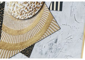 Πίνακας DKD Home Decor Αλουμίνιο Ξύλο MDF 80 x 3 x 120 cm