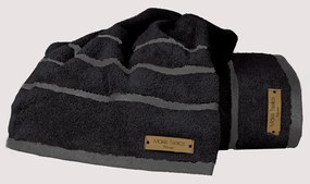 Πετσέτα Σώματος 90x150 Makis Tselios PRIVE BLACK
