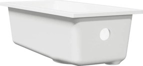 vidaXL Σιντρινο κουζίνας Λευκό 21 x 44 x 14 εκ. Γρανίτης
