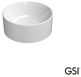 GSI Kube-X Επικαθήμενος Νιπτήρας Πορσελάνης Φ32 White